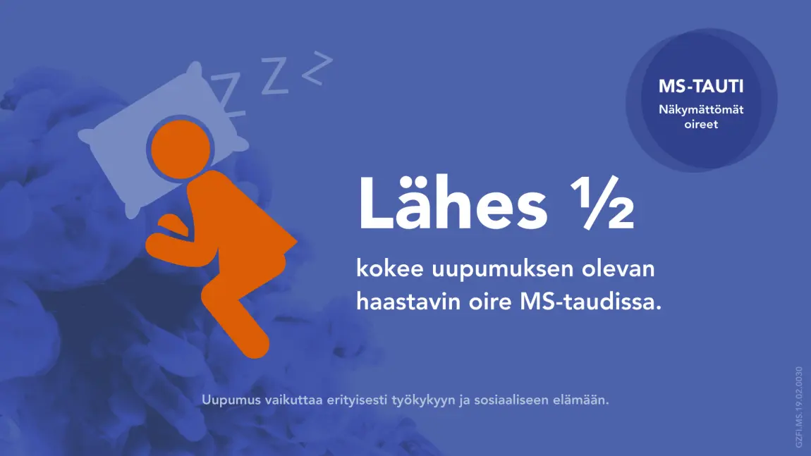 MS tauti näkymättömät oireet uupumus fatiikki